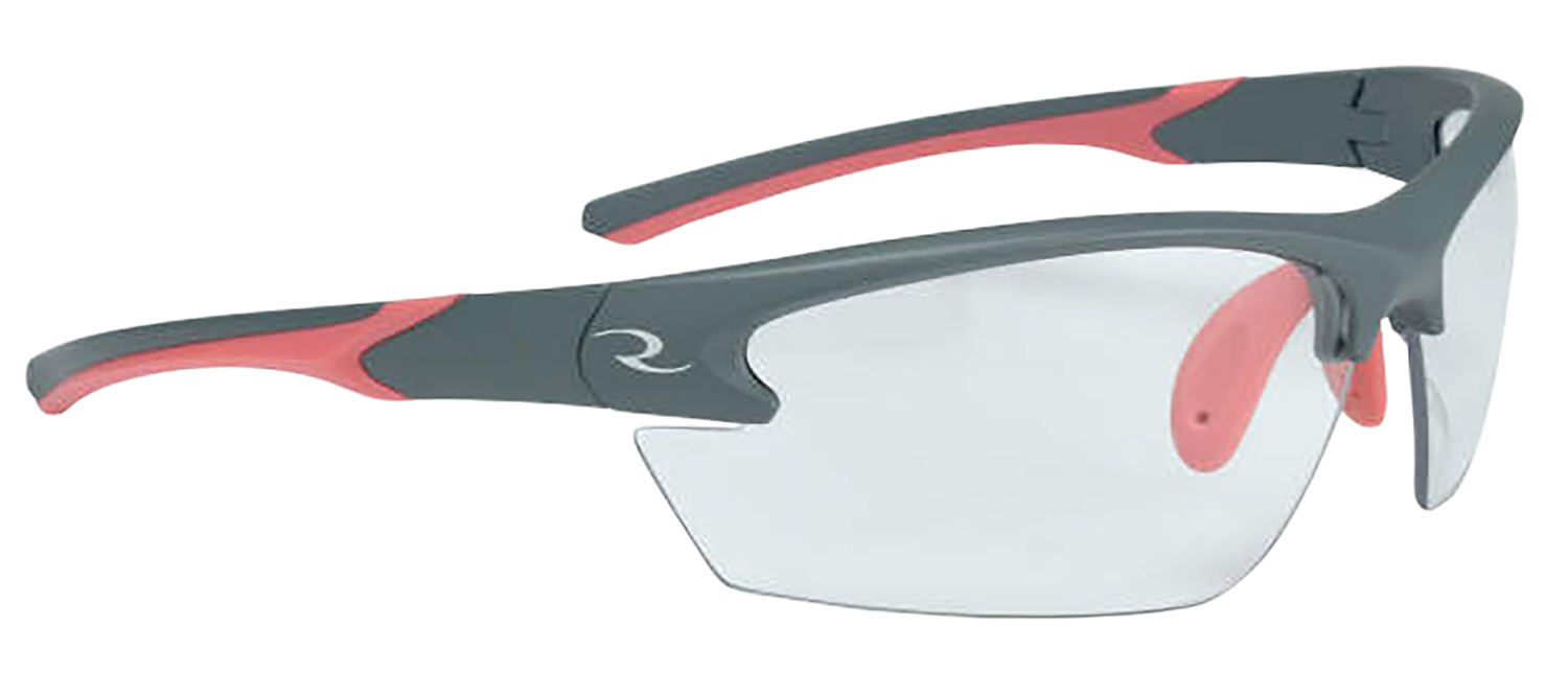 Radians WS6810CS Ladies Range Eyewear Women Clear Lens Gray with Coral Accents Frame