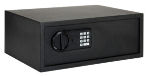 SnapSafe 75435 Keypad Safe XL Keypad/Key Entry Black Steel 20.50" x 14.80" x 8"