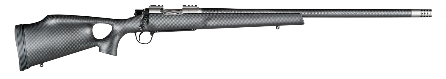Christensen Arms CA10269215425 Summit TI Full Size 300 Win Mag 3+1, 26" Natural Titanium Steel Threaded Barrel, Natural Titanium Aluminum Receiver, Natural Carbon Fiber Fixed Thumbhole Stock