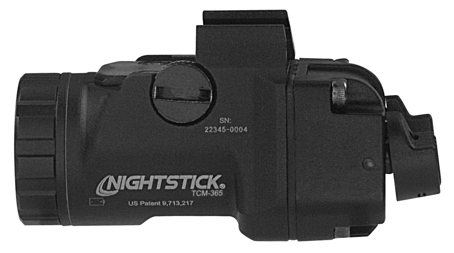 Nightstick TCM365 Subcompact Weapon-Mounted Light for Sig Sauer P365-Series Black Anodized 650 Lumens White LED