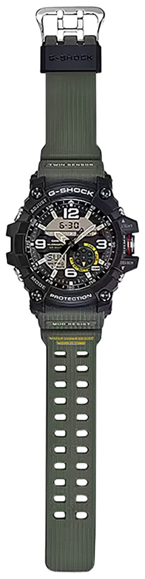 G-shock/vlc Distribution GG10001A3 G-Shock Tactical MudMaster Keep Time Green Size 145-215mm Features Digital Compass