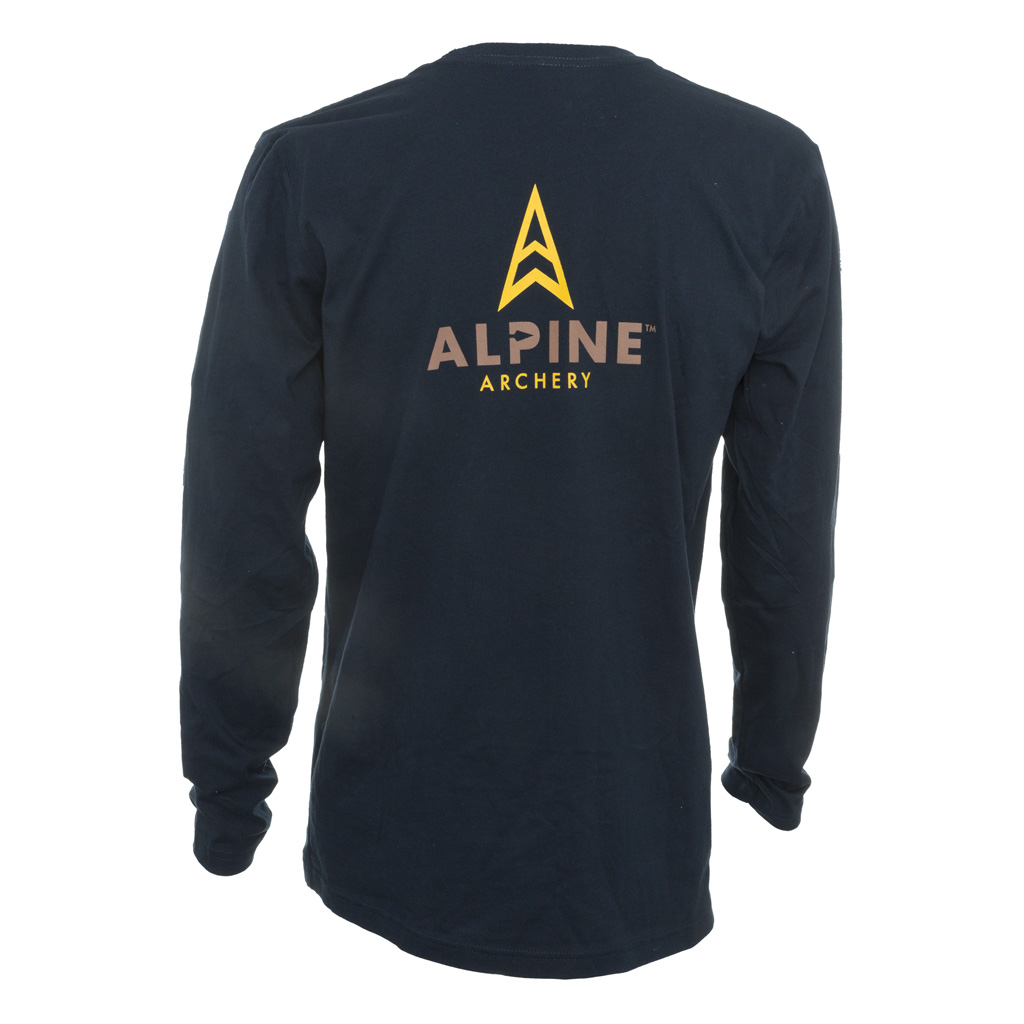 Alpine Long Sleeve Tee Navy Medium - Image 2