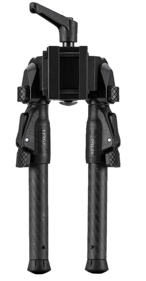 Mdt Sporting Goods Inc 105560BLK GRND-POD Black Aluminum, 4.5"-9.0", Spiked Feet, Fits Picatinny Rail