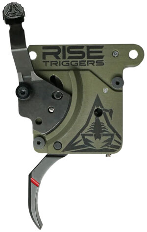 Rise Armament RA740 Reliant Trigger Black/Green Curved