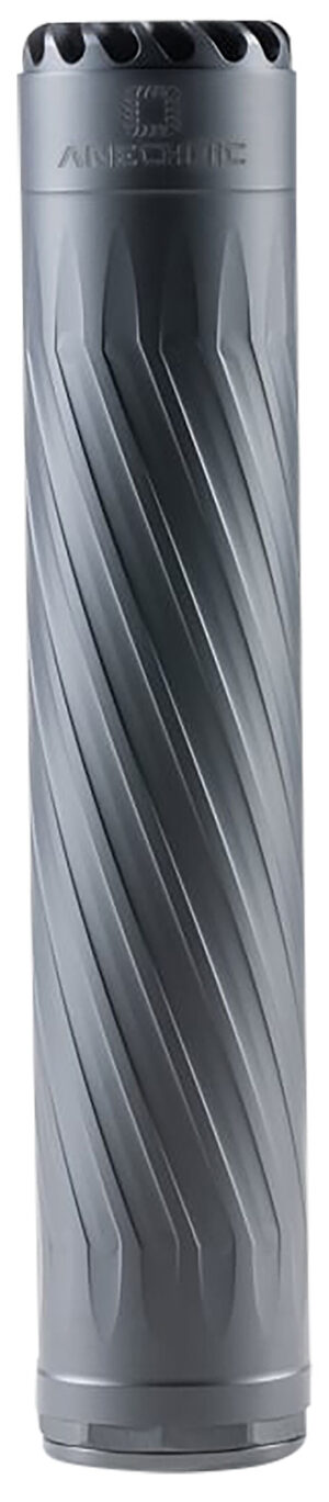 Anechoic X223LB Anechox 223L 223/5.56NATO/22-250Swift/223WSSM 1.62" Black Titanium/Stainless Steel 1/2"x28