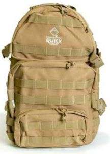 RUKX GEAR TACTICAL 3 DAY BACKPACK TAN (6/CASE)