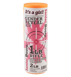 Sonic Boom/jerent SBTGRGIRL Gender Reveal Kit Rifle Firearm 1 lb Girl