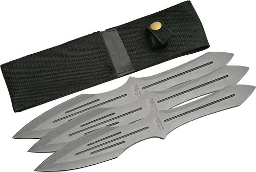 SZCO RITE EDGE 10" PRO THROWER - KNIFE 3PC SET W/SHEATH