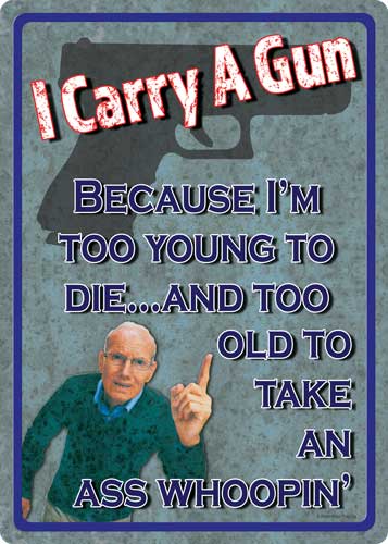 RIVERS EDGE SIGN 12"x17" - "TOO YOUNG TO DIE"