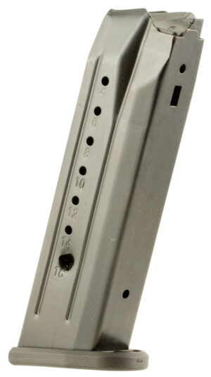 ProMag RUGA36 Standard  15rd 9mm Luger Fits Ruger SR Blued Steel