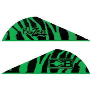 Bohning Blazer Vanes Green Tiger 100 pk.