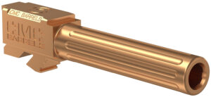 CMC Triggers 75524 Match Precision Compatible w/ Glock 19 Gen3-4 9mm Luger 4.01" Bronze Bead Blasted Satin DLC Stainless Steel Fluted Match Grade Barrel