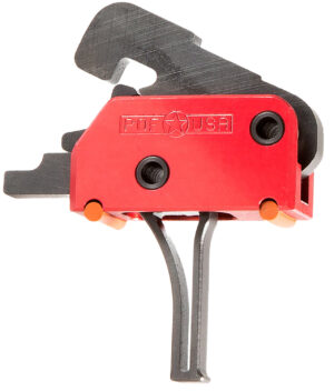Patriot Ordnance Factory 00858 Drop-In  Black/Red Flat Trigger Single-Stage