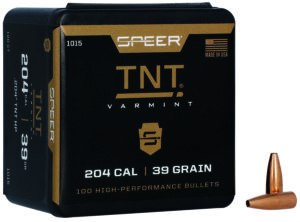Speer 1015 TNT 204Cal 39gr TNT Hollow Point 100 Per Box/5 Case