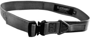 Blackhawk 41CQ00BK CQB Riggers Belt Black Nylon 34" 1.75" Wide Hook & Loop Closure