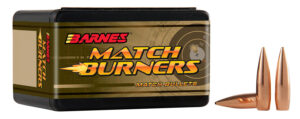 Barnes Bullets 30381 Match Burners 30Cal 155gr Match Burners Boat Tail 100/Box
