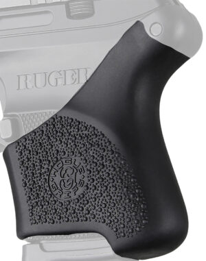 Hogue 18100 HandAll Hybrid Grip Sleeve made of Rubber with Textured Black  Finish for Ruger LCP