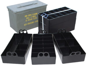 MTM Case-Gard ACO Ammo Can Organizer Insert  Black Polypropylene