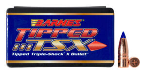 Barnes Bullets 30459 Tipped TSX 35Cal 180gr Flat Base 50/Box