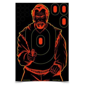 B/C TARGET SHOOT-N-C 12"x18" BAD GUY SILHOUETTE ( 6 PER CASE )