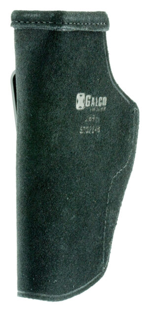 Galco STO224B Stow-N-Go IWB Black Leather Compatible w/ Glock 31/17 Gen1-5/22 Gen1-5 Belt Clip Mount Right Hand