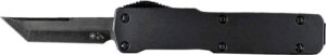 TEMPLAR KNIFE CALI LEGAL OTF - BLACK ALUMIN 1.8" D2 BLK TANT