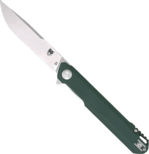 COBRATEC MONARCH 3.5" FOLDER - GREEN D2 STEEL W/CLIP
