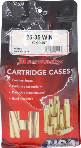 HORNADY UNPRIMED CASES 25-35 - WIN 50 PACK 5PK/CS