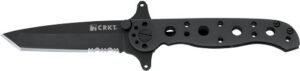 CRKT M16-10KSF 2.94" HALF - SERRATED BLACK TANTO BLADE