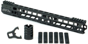 MANTICORE TRANSFORMER RAIL - 15" GEN II BLACK FOR AR-15