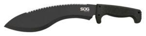 SOG MACHETE SOGFARI KUKRI - BLACK W/SHEATH