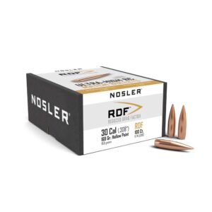 Nosler RDF Match Bullets .30 cal .308" 168gr HPBT 100/ct