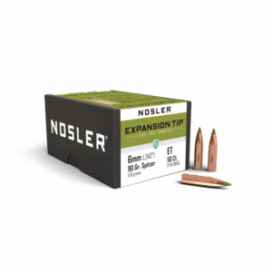 Nosler E-Tip Lead-Free Hunting Bullets .243/6mm .243" 90 gr SPTZ E-TIP 50/ct