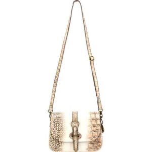 Rugged Rare Smith & Wesson Croc Crossbody Beige