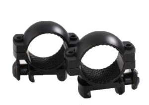 Traditions Aluminum Scope Rings fits Weaver Style Bases 1" Med - Matte Black