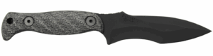 HALF FACE BLADES EXTREMIS 3.5" BLADE, 7.5"OA, S45VN STEEL, ARMOR BLK, GRAY MICARTA GRIP