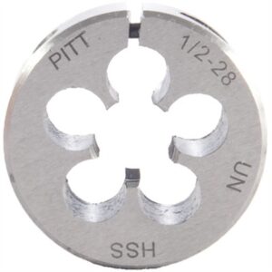 FLASH SUPPRESSOR ROUND DIE 1'' DIA, 1/2''-28 TPI FOR AR-15-M16