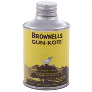 GUN-KOTE OVEN CURE GUN FINISH, 8OZ, MATTE O.D. GREEN