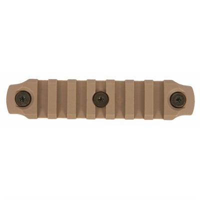 KEYMOD PICATINNY NYLON RAIL SECTION 4 INCH FDE