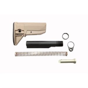 BCMGUNFIGHTER STOCK ASSY COLLAPSIBLE MIL-SPEC FDE