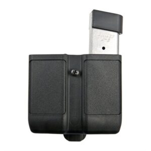 SINGLE STACK DOUBLE MAG CASE, BLACK