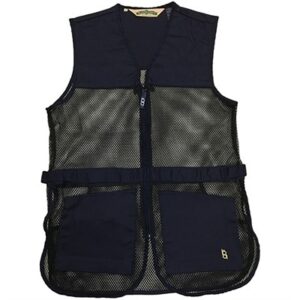FULL MESH DUAL PAD SHOOTING VEST NAVY L