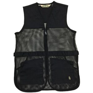 FULL MESH DUAL PAD SHOOTING VEST BLACK 2XL