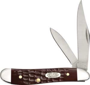 CASE KNIVES JIGGED BONE - SYNTHETIC PEANUT
