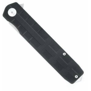 CobraTec Large Kuzio Drop Serrated Folder Knife Folding Blade Black