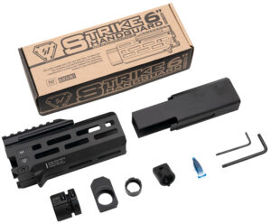Strike Industries CEVO-HG-6-BK Strike 6" M-Lok Black Aluminum with Faux Suppressor for CZ Scorpion EVO (7.72" Barrel Length)