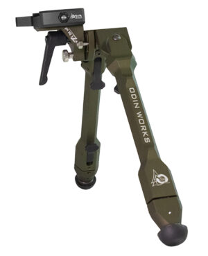 Odin Works BPPRIZMARCARG Precision Bipod Arca Ranger Green 4.0"-14.50" 6061 Aluminum/303 Stainless Steel