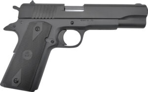 Rock Island 56867 GI  Sports South Exclusive Full Size Frame 10mm Auto 8+1 5" Black Bull Barrel, Black Parkerized Serrated Steel Slide, Black Parkerized Steel Frame w/Beavertail, Black Rubber Grip