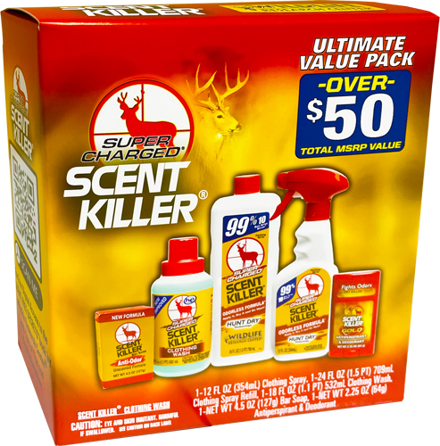 WRC PERSONAL CARE COMBO KIT - SCENT KILLER SUPER CHARGED