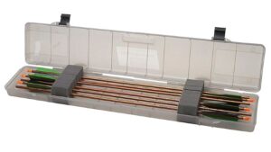 MTM COMPACT ARROW CASE HOLDS - UP TO 18 ARROWS CLEAR SMOKE